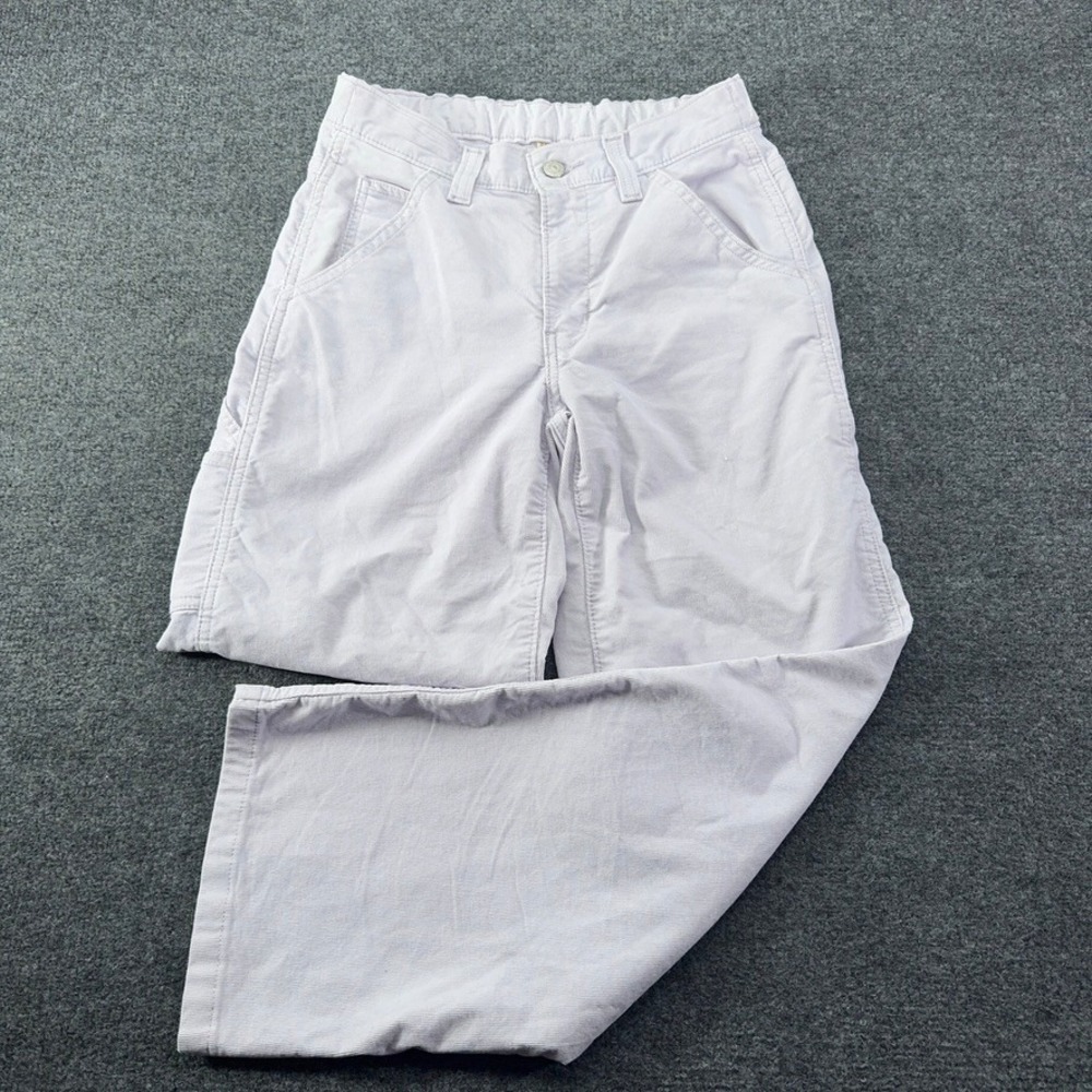 Levis Corduroy Wide Leg Pants white 24x27